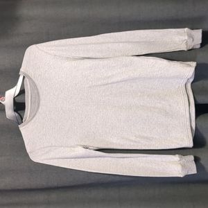 Sonoma Grey Tunic Crewneck Sweater M